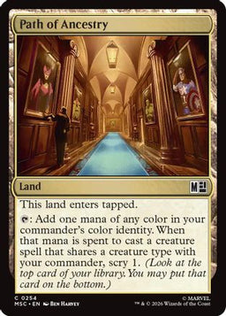 Path of Ancestry (MSC-254) - Commander: Marvel Super Heroes