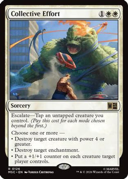 Collective Effort (MSC-126) - Commander: Marvel Super Heroes