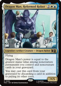 Dragon Man, Reformed Robot (MSC-082) - Commander: Marvel Super Heroes