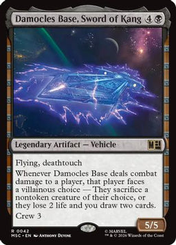 Damocles Base, Sword of Kang (MSC-042) - Commander: Marvel Super Heroes