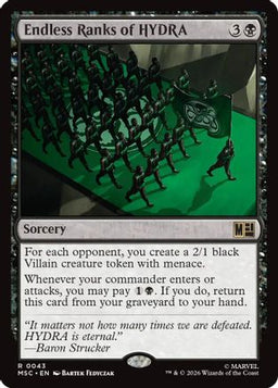 Endless Ranks of HYDRA (MSC-043) - Commander: Marvel Super Heroes