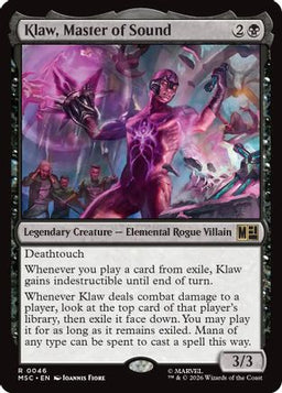 Klaw, Master of Sound (MSC-046) - Commander: Marvel Super Heroes