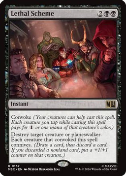 Lethal Scheme (MSC-157) - Commander: Marvel Super Heroes