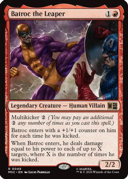 Batroc the Leaper (Surge Foil) (MSC-049) - Commander: Marvel Super Heroes Foil