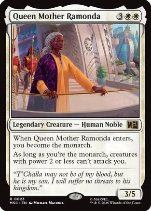 Queen Mother Ramonda (MSC-023) - Commander: Marvel Super Heroes