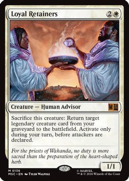 Loyal Retainers (MSC-136) - Commander: Marvel Super Heroes