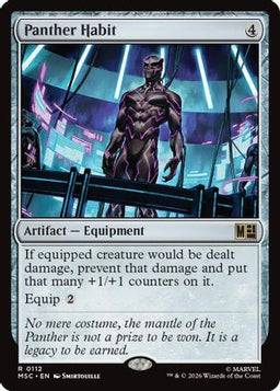 Panther Habit (MSC-112) - Commander: Marvel Super Heroes