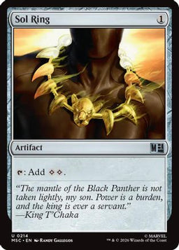 Sol Ring (MSC-214) - Commander: Marvel Super Heroes