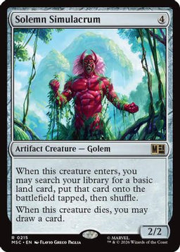 Solemn Simulacrum (MSC-215) - Commander: Marvel Super Heroes