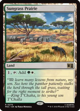 Sungrass Prairie (MSC-270) - Commander: Marvel Super Heroes