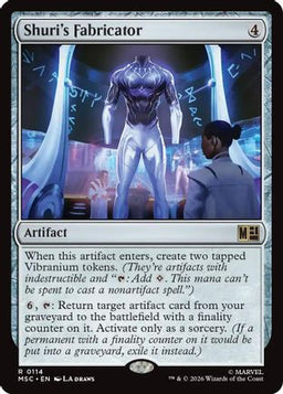 Shuri's Fabricator (Surge Foil) (MSC-114) - Commander: Marvel Super Heroes Foil