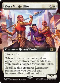 Dora Milaje Elite (Extended Art) (MSC-302) - Commander: Marvel Super Heroes Foil