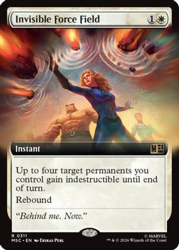 Invisible Force Field (Extended Art) (MSC-311) - Commander: Marvel Super Heroes Foil