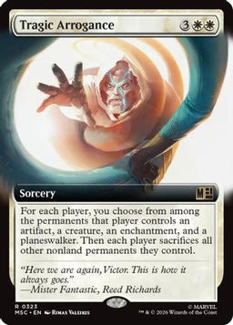 Tragic Arrogance (Extended Art) (MSC-323) - Commander: Marvel Super Heroes