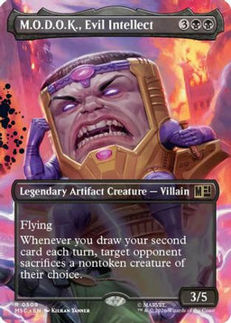 M.O.D.O.K., Evil Intellect (Borderless) (MSC-509) - Commander: Marvel Super Heroes Foil