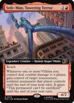Stilt-Man, Towering Terror (Extended Art) (MSC-373) - Commander: Marvel Super Heroes