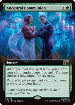 Ancestral Communion (Extended Art) (MSC-376) - Commander: Marvel Super Heroes