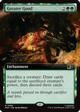 Greater Good (Extended Art) (MSC-380) - Commander: Marvel Super Heroes Foil
