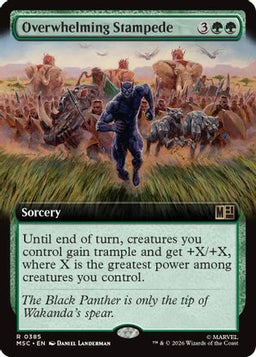 Overwhelming Stampede (Extended Art) (MSC-385) - Commander: Marvel Super Heroes
