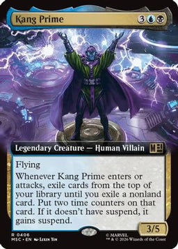 Kang Prime (Extended Art) (MSC-406) - Commander: Marvel Super Heroes Foil