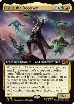 Loki, the Deceiver (Extended Art) (MSC-407) - Commander: Marvel Super Heroes