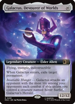 Galactus, Devourer of Worlds (Extended Art) (MSC-291) - Commander: Marvel Super Heroes