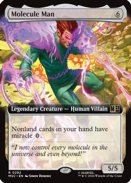 Molecule Man (Extended Art) (MSC-292) - Commander: Marvel Super Heroes Foil