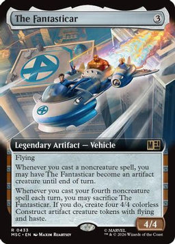 The Fantasticar (Extended Art) (MSC-433) - Commander: Marvel Super Heroes