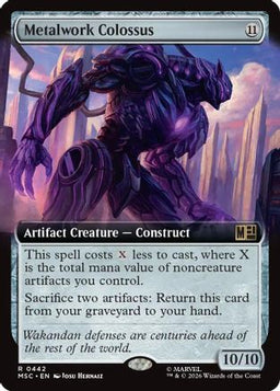 Metalwork Colossus (Extended Art) (MSC-442) - Commander: Marvel Super Heroes