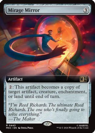 Mirage Mirror (Extended Art) (MSC-443) - Commander: Marvel Super Heroes Foil