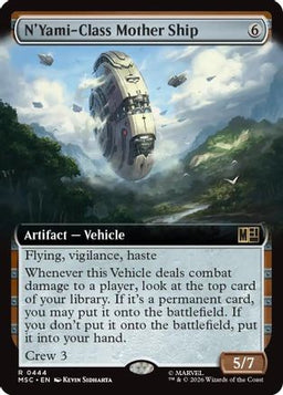 N'Yami-Class Mother Ship (Extended Art) (MSC-444) - Commander: Marvel Super Heroes