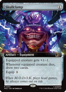 Skullclamp (Extended Art) (MSC-451) - Commander: Marvel Super Heroes Foil