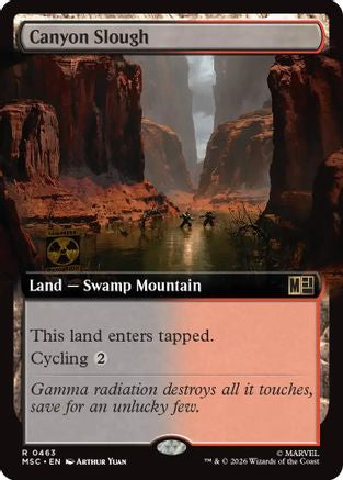 Canyon Slough (Extended Art) (MSC-463) - Commander: Marvel Super Heroes