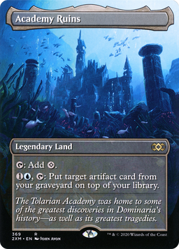 Academy Ruins (Borderless) (2XM-369) - Double Masters Foil
