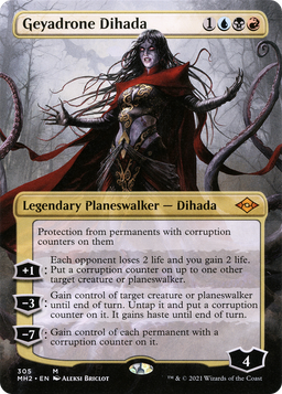Geyadrone Dihada (Borderless) (MH2-305) - Modern Horizons 2 Foil