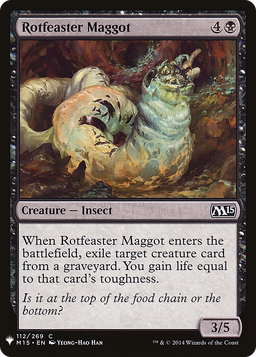 Rotfeaster Maggot (LIST-M15-112) - The List