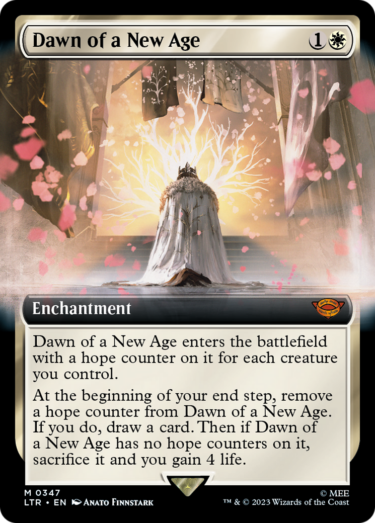 Dawn of a New Age (Extended Art) (LTR-347) - The Lord of the Rings: Tales of Middle-earth: (Extended Art)