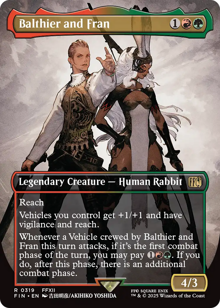 Balthier and Fran (0319) (Borderless) (FIN-319) - FINAL FANTASY