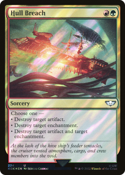Hull Breach (Surge Foil) (40K-224) - Warhammer 40,000 Commander Foil