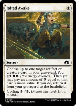 Jolted Awake (Ripple Foil) (MH3-509) - Modern Horizons 3 Foil