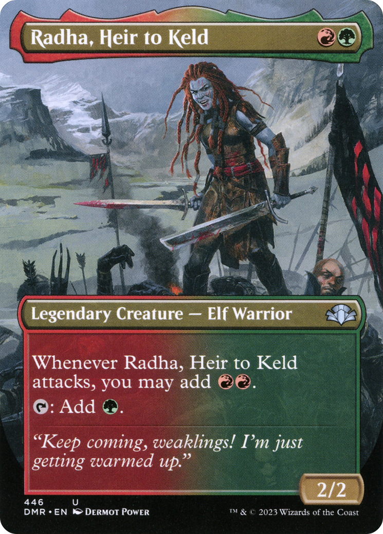 Radha, Heir to Keld (Borderless) (DMR-446) - Dominaria Remastered