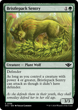 Bristlepack Sentry (OTJ-156) - Outlaws of Thunder Junction Foil