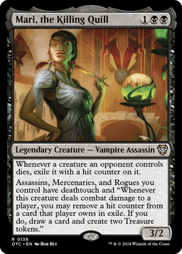 Mari, the Killing Quill (OTC-138) - Outlaws of Thunder Junction Commander