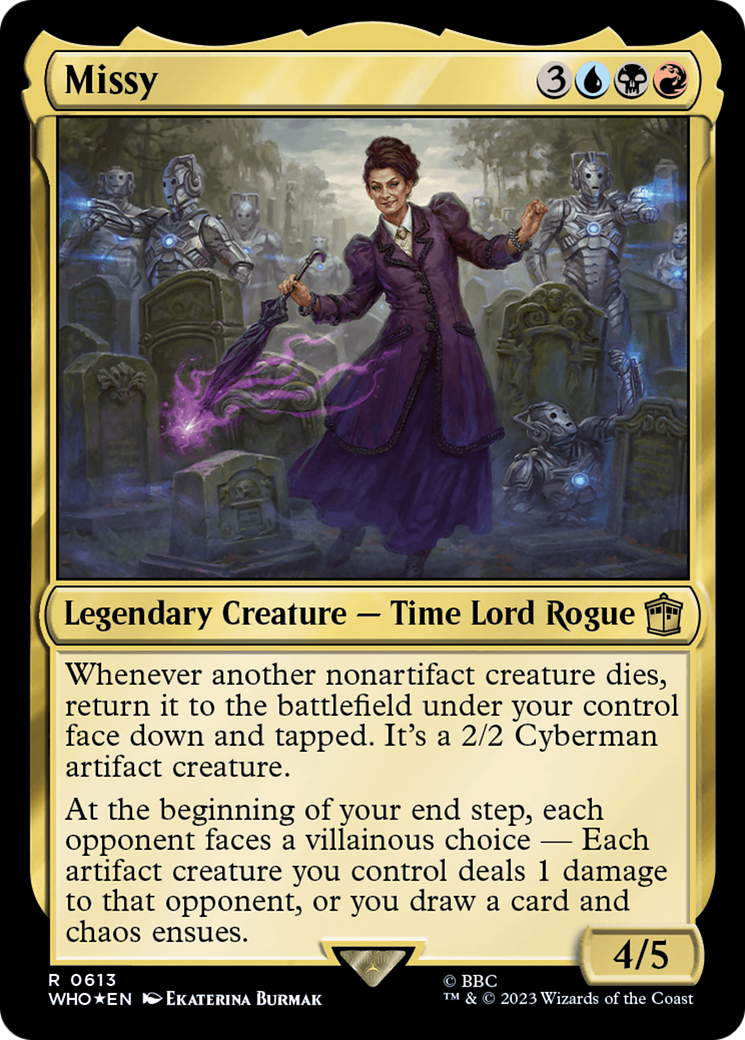 Missy (Surge Foil) (WHO-613) - Doctor Who Foil
