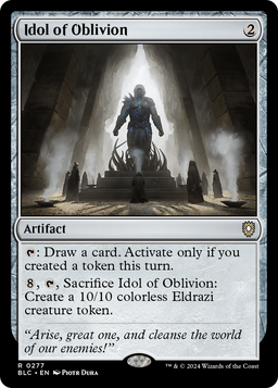 Idol of Oblivion (BLC-277) - Bloomburrow Commander