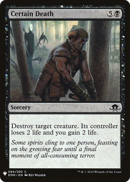 Certain Death (LIST-084) - The List