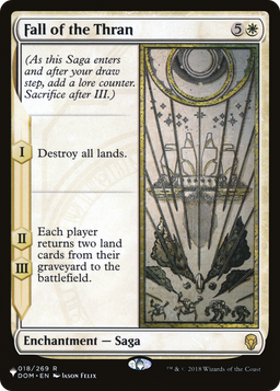 Fall of the Thran (LIST-DOM-18) - The List