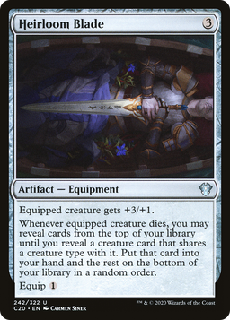 Heirloom Blade (C20-242) - Commander 2020