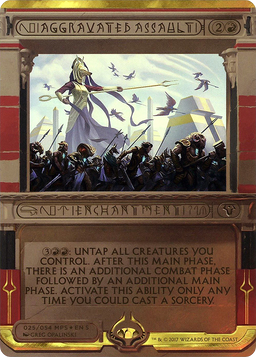 Aggravated Assault (MPS2-025) - Amonkhet Invocations (Borderless) Foil
