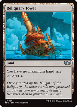 Reliquary Tower (TDC-386) - Commander: Tarkir: Dragonstorm